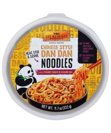Lee Kum Kee Panda Brand Chinese Style Dan Dan Noodles with Peanut Sauce & Sesame Oil 11.7 Ounces Zero Artificial Flavors (Pack of 6)