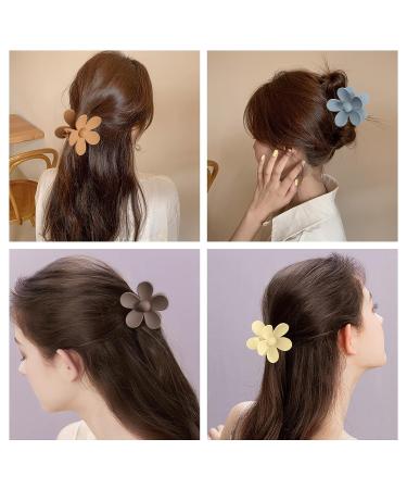 MINXIAN Matte Flower Hair Claw Clips for Women and Girls - 20PCS in 20 Colors - Buy Online on GoSupps.com