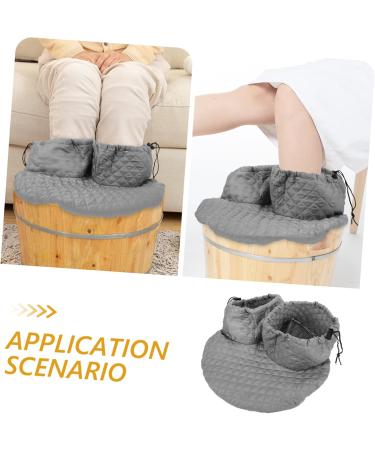 VINTORKY Thermal Insulation Foot Bath Cover Foot Bucket Protectors Foot Washing Barrel Cover Foot Bath Bucket Cover Dual Bucket Foot Basin Cover Foot Soak Bucket Cover Bucket Sleeve - Buy Online on GoSupps.com