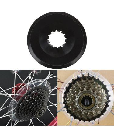 Bamboo Kitchen Freewheel Spoke Protector | Bike Wheel Guard 138x36mm Black Cover | Mountain & Road Bike Part - Buy Online on GoSupps.com
