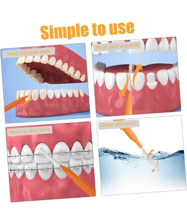 Orfofe 100-Piece Eyebrow Laminating Brush Set | Interdental Brushes for Perfect Brows & Laminating Accessories - Buy Online on GoSupps.com