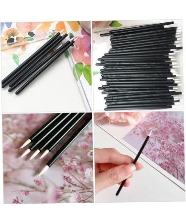 FOMIYES White Eyeliner Pencil 300 PCS Disposable Eyeliner liquid makeup Fine Eyeliner Brush Disposable Makeup Eyeliner gel 1 count (Pack of 1) Blackx3pcs - Buy Online on GoSupps.com