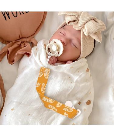Freebear Pacifier Clip 4-Pack for Boys and Girls | Binky Holder & Leash Gift for Newborns (Sunrise) - Buy Online on GoSupps.com
