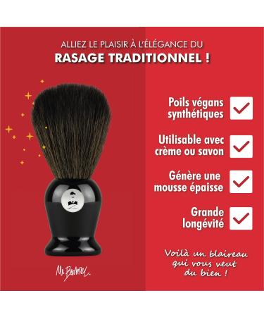 Monsieur Barbier Badger Hair Shaving Brush for Men | Luxury Grooming Tool for Ultimate Shave Experience - Buy Online on GoSupps.com