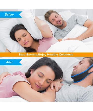 Adjustable Anti-Snoring Chin Strap for Men and Women - Effective Snoring Reduction Aid for Better Sleep - Buy Online on GoSupps.com