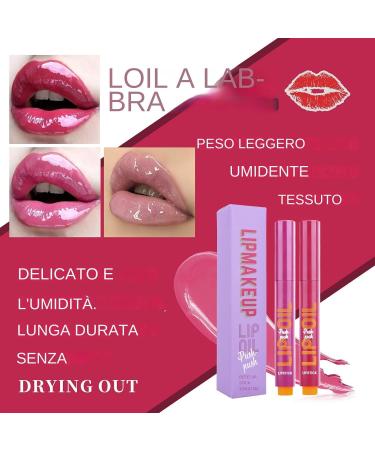  Opilroyn Moisturizing Lipstick Set Lip Gloss Solid Lipstick Set Waterproof Gloss Stick Set Bouncy Lip Oil Collection Gloss Set - Buy Online on GoSupps.com