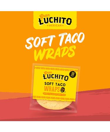  Gran Luchito Gran Luchito 7 x Mexican Soft Taco Tortilla Bandages 300g Taco Parties - Buy Online on GoSupps.com