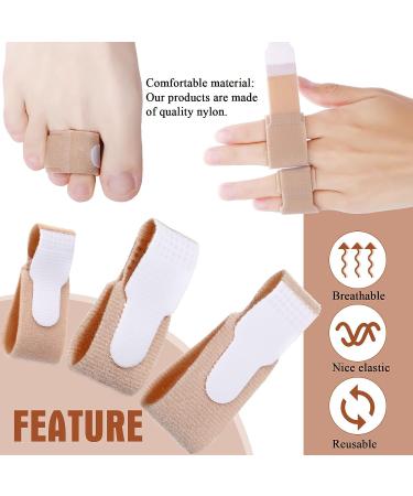 Konohan 36 Pcs Toe Wraps & Straighteners - 3 Sizes, Cushioned Bandages for Hammer Toes, Broken Toes, Crooked Toes, Trigger Finger - Buy Online on GoSupps.com