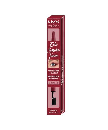 NYX Professional Makeup Smokey Eyes Eyeliner - Vegan Epic Smoke Liner in Brick Fire (Red) 06 | International Shipping Available - Buy Online on GoSupps.com