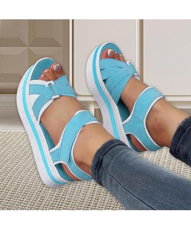 Stronrive Women's Muffin Shoes | Adjustable Flat Casual Hiking Sandals for Beach Shopping & Camping - Buy Online on GoSupps.com