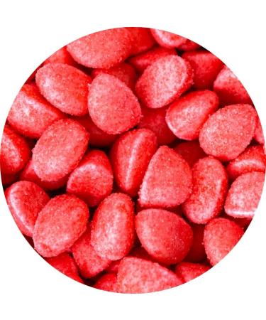 Strawberry Softies Foamy Sugar Coated Gummy Soft Sweets 140g 3x Share Bags - Buy Online on GoSupps.com