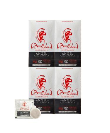 BOCCA DELLA VERITA MOUTH OF THE TRUTH - Box of 60 capsules E.S.E. Sabor Angel Arabica 100% compatibles cafeti re E.S.E. dm 44mm