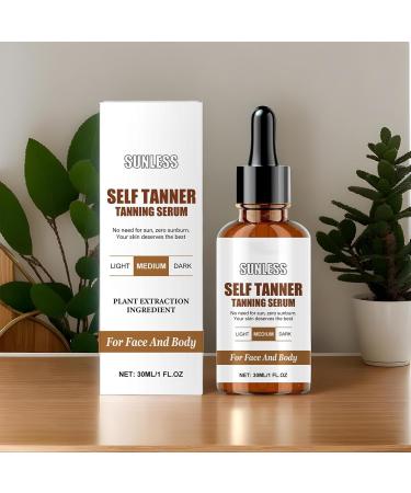  YNPQTDS Sunless Self Tanning Drops | Gentle Sunless Solution For Home Natural Long Lasting Tan Solution 30ml For Outdoor Travel Home School - Buy Online on GoSupps.com