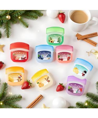  shuhauk Moisturizing Lip Balm Fruity Nourishing Brightening Christmas-Themed Lip Moisturizer for Women Youth Family Friends Winter Makeup in Cold Weather - Buy Online on GoSupps.com