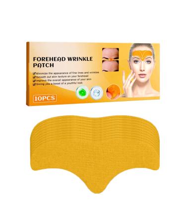 Forehead Wrinkle Patches 10 Pack Anti Wrinkle Facial Patches Overnight Anti-Aging Treatment Collagen and Vitamin E Infused Hydrating Skin Care