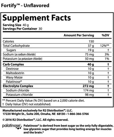 Complete Nutrition Ignite Fortify 3-Phase Carb Complex - Unflavored Energy & Endurance Boost 42 oz Tub (30 Servings) - International Shipping Available - Buy Online on GoSupps.com