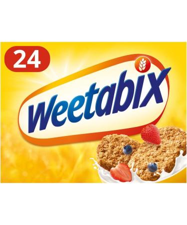 Wholegrain Wheat Biscuits Bundle which Contains Weetabix Cereal 24 Per Pack - Pack of 2 with Grocery List Card - Buy Online on GoSupps.com