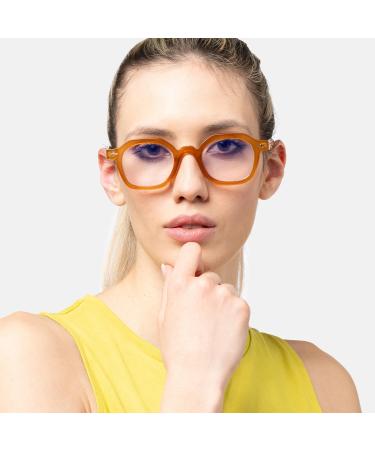 HERLING Casimir Blue Light Glasses | BlueBlock Acetate & Ember | Reduce Eye Strain - International Shipping - Buy Online on GoSupps.com