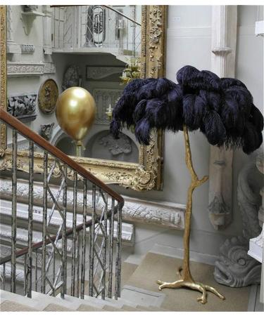Hollosport 30PCS Black Ostrich Feathers 10-12 Inches for Centerpieces, Weddings, and Crafts - Buy Online on GoSupps.com