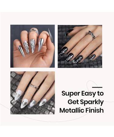 Beetles Chrome Nail Powder - Mirror Effect Glitter for Salon Manicures 0.04oz/1g - Buy Online on GoSupps.com