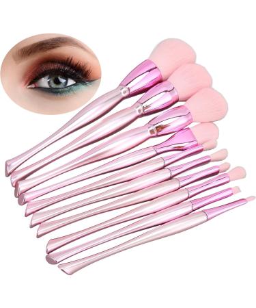 Verdant Touch 10 Pcs Professional Makeup Brush Set Foundation Concealer Powder Blush Eyeshadow Brush Set for Daily Makeup - Buy Online on GoSupps.com