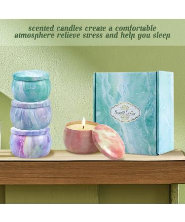 Scented Candle Set - 4 Pack Aromatherapy Candles | 100% Natural Soy Wax | 120hr Long-Lasting | Perfect for Stress Relief & Gifts - Buy Online on GoSupps.com