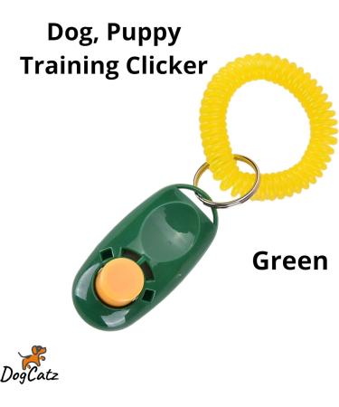 Puppy Clicker for Obedience Training | Perfect for Pets Puppies Cats & Dogs | Dark Green - International Shipping - Buy Online on GoSupps.com