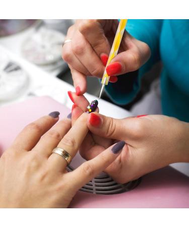 MSKS 5Pcs Two Way Nail Dotting Pen Set for DIY Nail Art Design - Gel Polish Decoration Tool - Buy Online on GoSupps.com