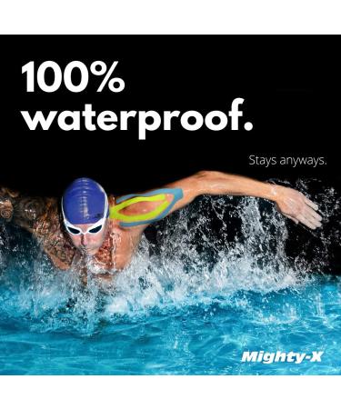 Waterproof Kinesiology Tape - 3 Rolls - Joints Support and Muscle Pain Relief - 16.4 ft Uncut Kinetic Tape  50 Videos - Buy Online on GoSupps.com