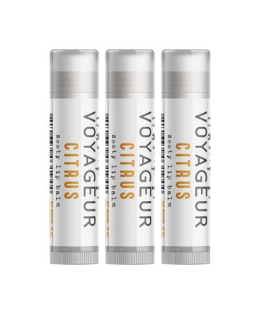 Voyageur Citrus Lip Balm - Set of Three