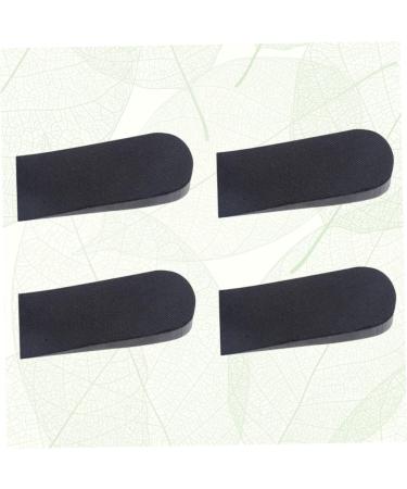 Healvian 20 Pairs Silicone Gel Heel Lift Insoles - Black 12x5.5cm | Height Increase Shoe Inserts for Men & Women - Buy Online on GoSupps.com