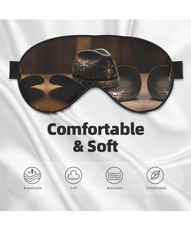 SSIMOO American West Rodeo Hat Sleep Mask - Adjustable Breathable & Fashionable Eye Mask for Comfortable Sleep | Buy Now - Buy Online on GoSupps.com