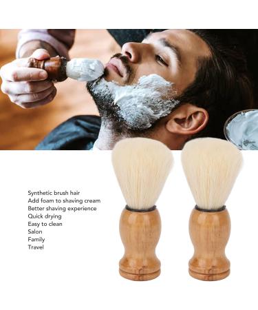 Deosdum Mini Brush Set - 2pcs Portable Wooden Handle Soft Brushes for Beard Cleaning | Ideal for Home & Travel - Buy Online on GoSupps.com