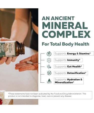 Flora Fulvic | Fulvic Acid + Humic Acid Complex 550 mg |Mined in Utah Prehistoric Deep Earth Extract | Immunity Gut Digestion Natural Trace Mineral Complex Fulvic Acid Supplement 60 Capsules - Buy Online on GoSupps.com