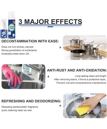 Zitte Bubble Cleaner Bubble Cleaner All-purpose Rinse-free Cleaning Spray All Purpose Bubble Cleaner Foam Spray Bubble Cleaner Foam for Kitchen Oven Stove Grill (3PCS 100ML) 3pcs 100ML - Buy Online on GoSupps.com