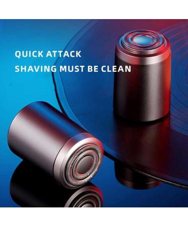 Sopami Mini Electric Shaver Portable Mini Electric Shaver Sopami Mini Shaver Electric Razor for Men Pocket Size USB Rechargeable Waterproof Shaver Beard Trimmer (Blue) - Buy Online on GoSupps.com