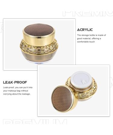 FRCOLOR Cream Bottle Terrarium Mini Cosmetic Container Mini Jars Container with Lid 2oz Jars with Clear Container Lotion Bottle Small Plastic Containers Soap Pp Travel Cosmetic Box Glass - Buy Online on GoSupps.com