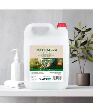 INTERCABO Hand soap 5 liters - Liquid soap in economical packaging - Cream soap - Can of soap for all skin types - Ideal for hotels offices and commercial spaces - Buy Online on GoSupps.com