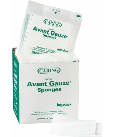 Medline PRM21212CZ Caring Woven Non-Sterile Gauze Sponges - 2x2 Pack of 200 | International Shipping Available - Buy Online on GoSupps.com