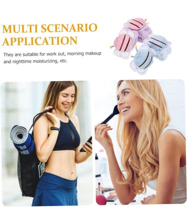 Beaupretty 12 Pcs Face Wash Wristband Rose Gold Ribbon Comfortable Wristbands Towel Wristbands for Washing Face Convenient Wrist Bands Bee Suit Car Diffuser Hair Accessories Elastic Flannel - Buy Online on GoSupps.com