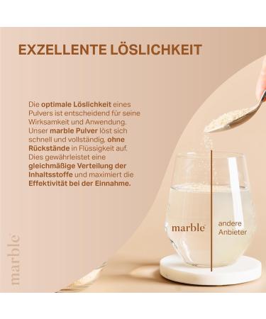 Marble Collages Powder 500g - High-Dose Collagen Peptide for Skin Glow | Tasteless Amino Acids Complex | Eco-Friendly Cardboard Packaging - Buy Online on GoSupps.com