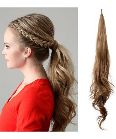 Ponytail Extension Daily Use Synthetic Ponytail 32inch Long Flexible Wrap Around Pony Tail Hair PonytailExtensions for Women Fake Tail Hairpiece Ponytail Hair Extension(P8-25) 32inch P8-25 - Buy Online on GoSupps.com