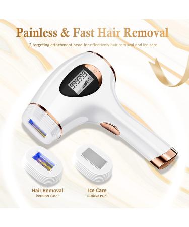 REDFMG IPL Hair Removal Device with Ice Cooling Technology - Painless Permanent Hair Remover for Women, Body & Face - Buy Online on GoSupps.com