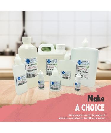 Baking Beauty and Beyond Concentrated Food Flavouring Oil - Dozen of Professional Quality Food Grade Flavouring Oil for Candy Making Baking Cooking Lip Balm and Lip Gloss - Guava (50ml) - Buy Online on GoSupps.com