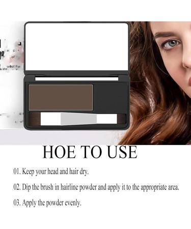 Waterproof and Sweat Resistant Multipurpose Hairline Contour Powder Hair Line Powder Hair Ombre Hairline Powder 8g (Light Brown) - Buy Online on GoSupps.com