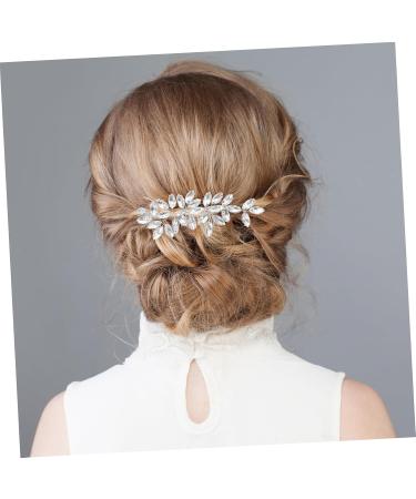 DOITOOL Crystal Hair Accessories Tiara Hair Pin Wedding Hair Accessories Hair Clips Hair Barrettes Rhinestone Bobby Pins Wedding Decor Hair Comb Bride Gem Hair Piece Zinc Alloy - Buy Online on GoSupps.com
