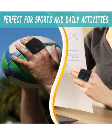 VerteLife Finger Splint - Breathable Adjustable Finger Brace for Arthritis & Sports Injuries - Black/M - Buy Online on GoSupps.com