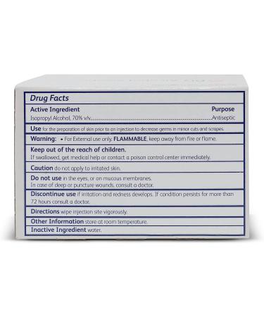 BD Alcohol Wipes 1-Ply, 70% Isopropyl Alcohol, 200 Individually-Wrapped Prep Pads - Pack of 1200 - Buy Online on GoSupps.com