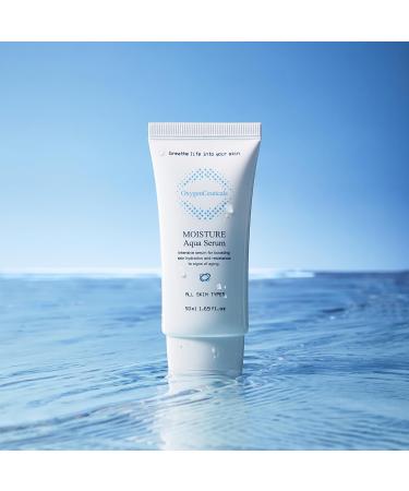 OxygenCeuticals Moisture Aqua Serum Deep Hydrating & Moisturizing Serum with Hyaluronic Acid & Jojoba Oil Non-Irritating Formula suitable for Dry Oily & Acne-Prone Skin. 1.69 fl.oz (50ml) 1.69 Fl Oz (Pack of 1) - Buy Online on GoSupps.com