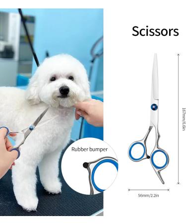 GDRAW 8-Part Zoo Set for Dogs & Cats | Claw Scissors Nail Files Brushes & More | Ideal for Small Animals - Buy Online on GoSupps.com